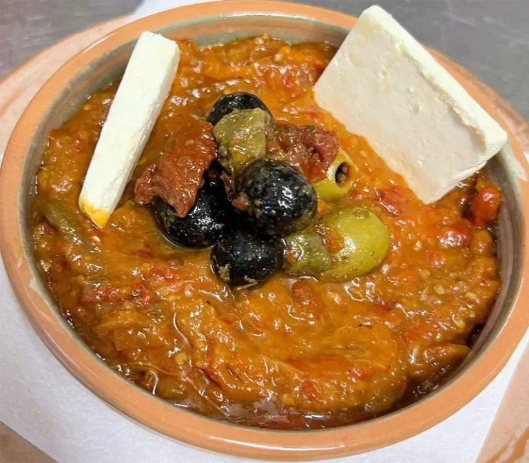 Dish from the menu