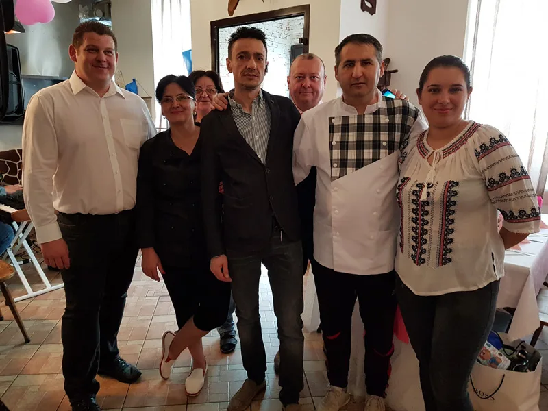 The Casa Miorița restaurant team